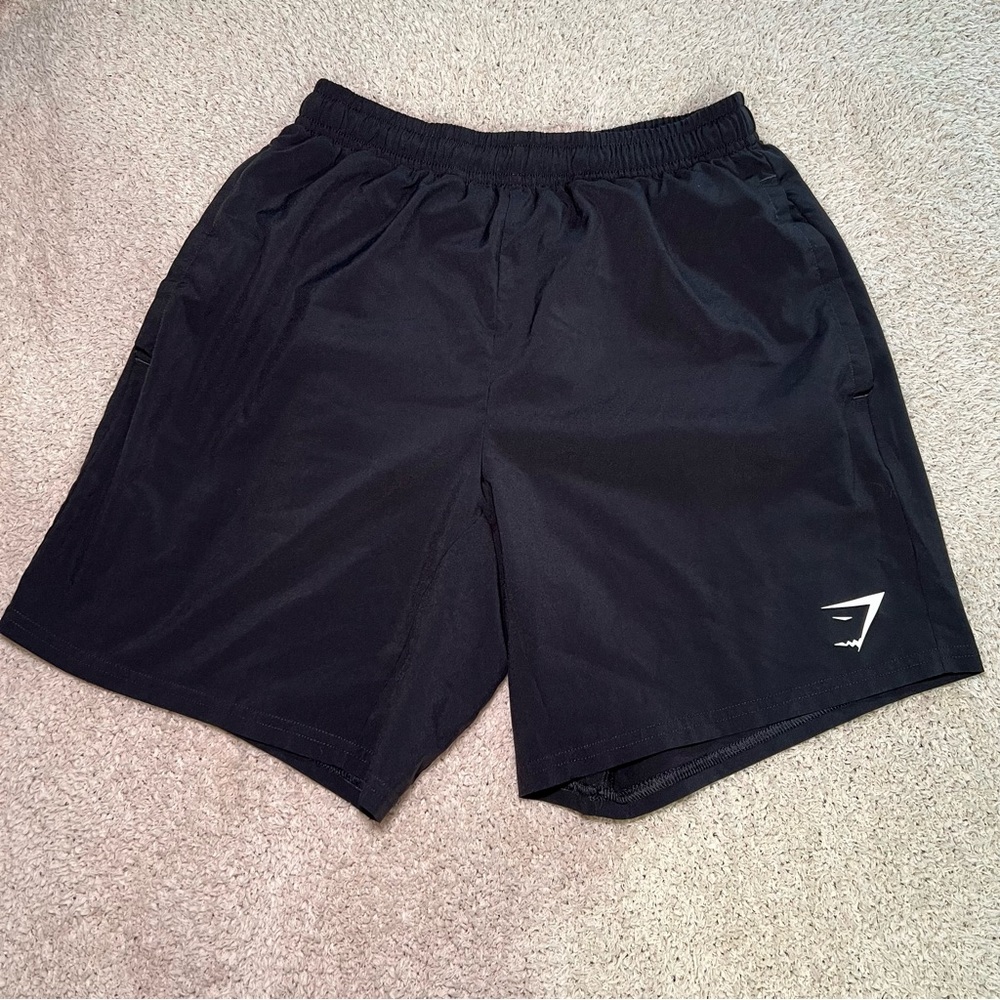 Men’s Gymshark Black 7” Athletic Shorts